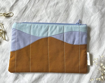 Landscape Quilted Pouch (no.32)