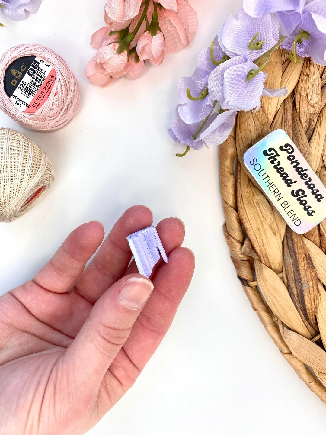 String Blade Periwinkle Thread Cutter With Adhesive Backing - Etsy