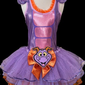 Purple Dragon Costume . Up to Adult Plus Size . Running Skirt . Bow . Tail . SHORT Length 11in . by The Tutu Factory