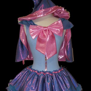 Godmother Costume .  Up to Adult Plus Size . Running Skirt . Cape . SHORT Length 11in . by The Tutu Factor