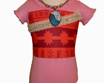 ISLAND Top . Coral Tropical Tee or Bodysuit .  by The Tutu Factory USA ™