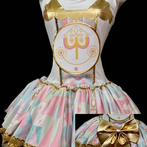 Small World Running Costume . Up to Adult Plus Size . Running Skirt . SHORT Length 11in . by The Tutu Factory