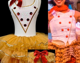 Be Our Guest Dancer Costume up to Adults Plus Size Running