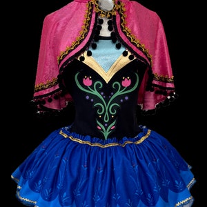 Anna Costume . Tutu .  Up to Adult Plus Size  . Running Tutu . Sparkly Skirt