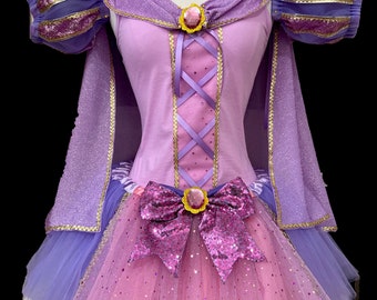 LOST PRINCESS Costume . Up to Adults Plus Size  . Running Costume . Short Length 11in by The Tutu Factory USA ™