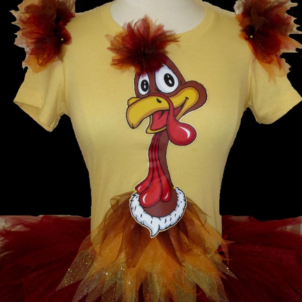 thumbnail image 2 of Gone For A Run PROMOTED TO BIG SISTER Thanksgiving Costume Turkey Trot Running Tutu Skirt For Women 622751 2 of 12
