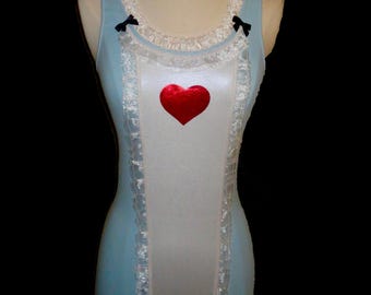 ALICE Top . Light Blue Top . Up to Adult Plus Size . Running Shirt by The Tutu Factory USA ™