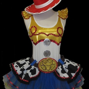 Cowgirl Tutu .   Up to Adult Plus Size . Jess Tutu . Running Tutu . 6 Layers . Tutu SHORT Length 11in by The Tutu Factory ™