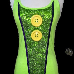 Silly Dwarf Top . Green Top . Up to Adult Plus Size . Running Shirt by The Tutu Factory USA ™Top bild 2