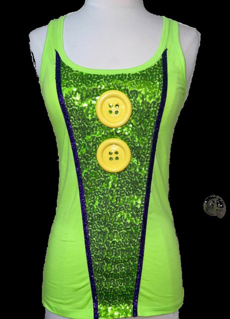 Silly Dwarf Top . Green Top . Up to Adult Plus Size . Running Shirt by The Tutu Factory USA ™Top bild 2