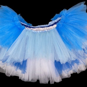 Hornbill Bird Tutu . Up to Adult Plus Sizes . Bird . Running Costume . Tail/Belt . Short Length up to 11in image 2