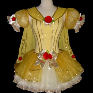 YELLOW PRINCESS Costume .  Up to Adults Plus Size  . Running Tutu . Short Length 11in by The Tutu Factory USA ™