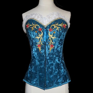 Mermaid Fairytale Corset  . Teal Corset . by The Tutu Factory®