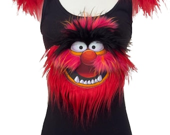 ANIMAL Puppet Running Shirt . Up to Adults Plus Size  . Top . Running Shirt by The Tutu Factory USA
