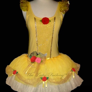 YELLOW PRINCESS Tutu .  Up to Adult Plus Sizes . Yellow Tutu . 6 Layers  . Short Length 11in by The Tutu Factory USA ™