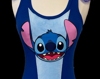 Blue Alien Top . Top . Up to Adult Plus Size . Running Shirt by The Tutu Factory USA ™Top