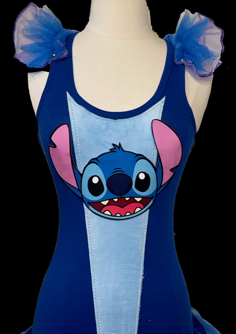 Blue Alien Top . Top . Up to Adult Plus Size . Running Shirt by The Tutu Factory USA ™Top immagine 1