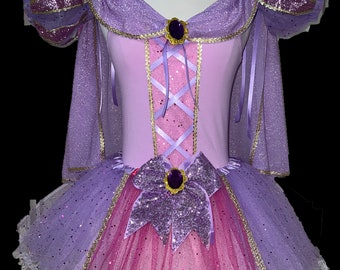 LOST PRINCESS Costume . Up to Adults Plus Size  . Running Costume . Short Length 11in by The Tutu Factory USA ™