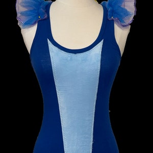 Blue Alien Tutu . Up to Adult Plus Size . Running Tutu . Ears . 9 Layers . Tutu SHORT Length 11in image 8