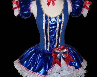 Showgirl Tutu .  Up to Adult Plus Size . Running Tutu with Bow . Can Can . SHORT Length 11in by The Tutu Factory USA ™