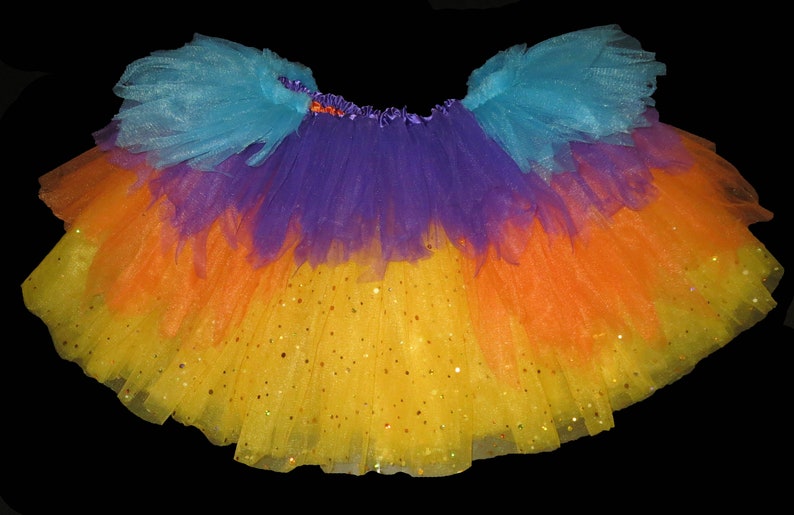 KEVIN Tutu . Up to Adult Plus Sizes . Bird . Running Costume . Tail/Belt . Short Length up to 11in image 7