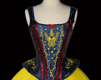 Fairest Princess Corset . Up to Adult Plus Sizes . Embroidered Corset . by The Tutu Factory USA™