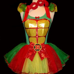 Turtle Costume . Up to Adult Plus Size .  Tutu . Running Tutu . 6 Layers . Short Length 11in