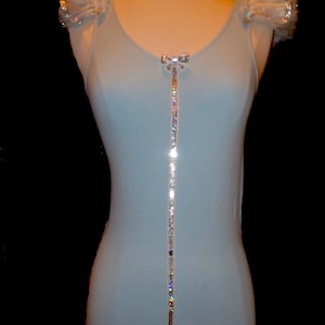 MIDNIGHT PRINCESS  Tank . Fits Up to Adults . One Size . Light Blue Running Shirt by The Tutu Factory USA ™
