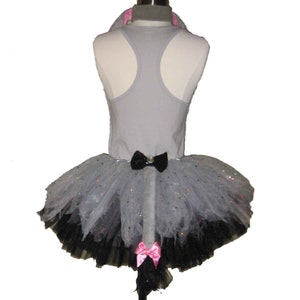 Sad Donkey Tutu . Up to Adult Plus Size . Running Tutu . Donkey Ears . Donkey Tail . 9 Layers . Tutu SHORT Length 11in image 3