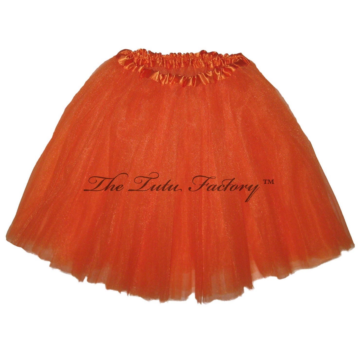 plus size orange tutu