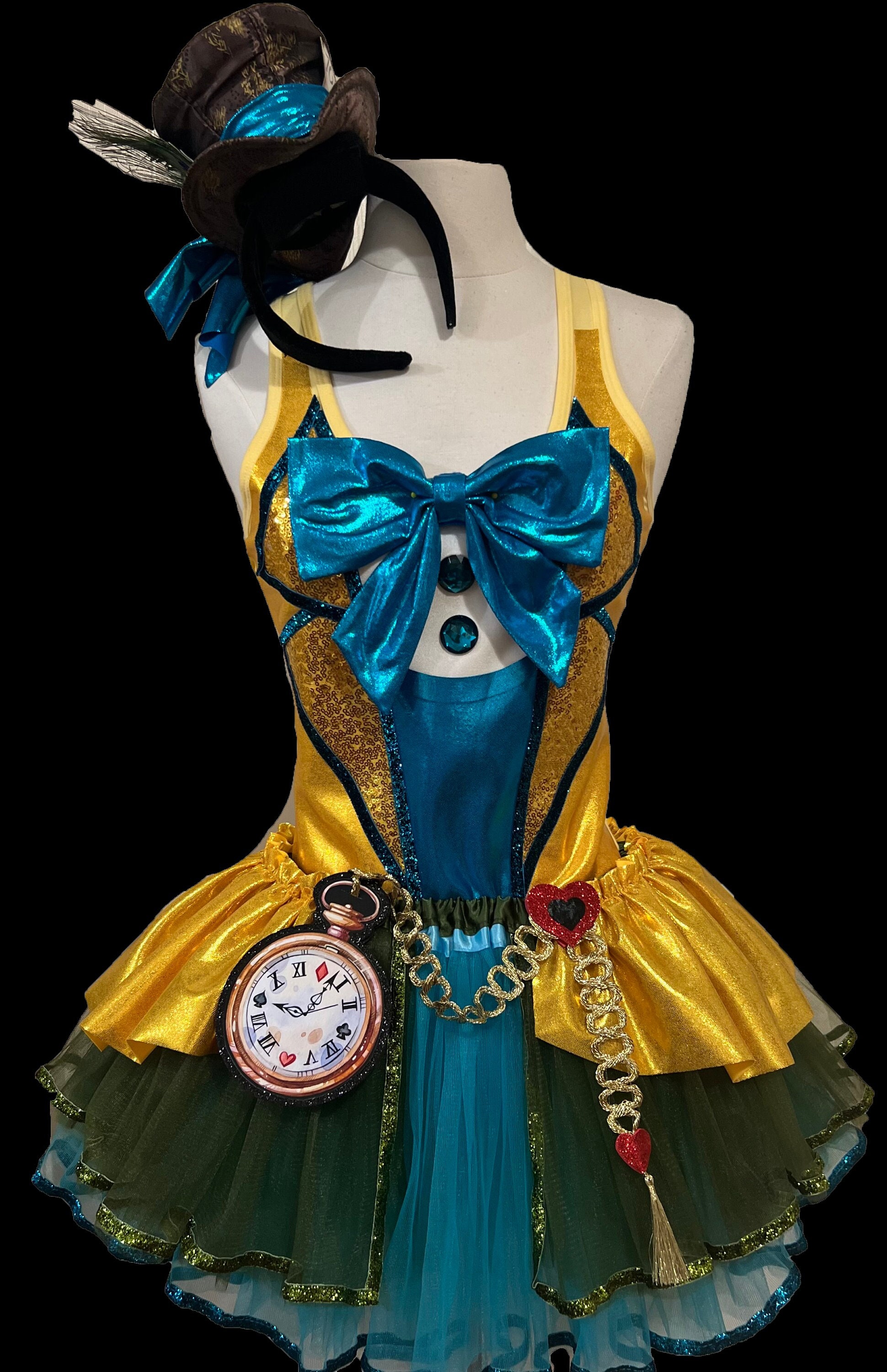 Womens Mad Hatter Dress - Etsy
