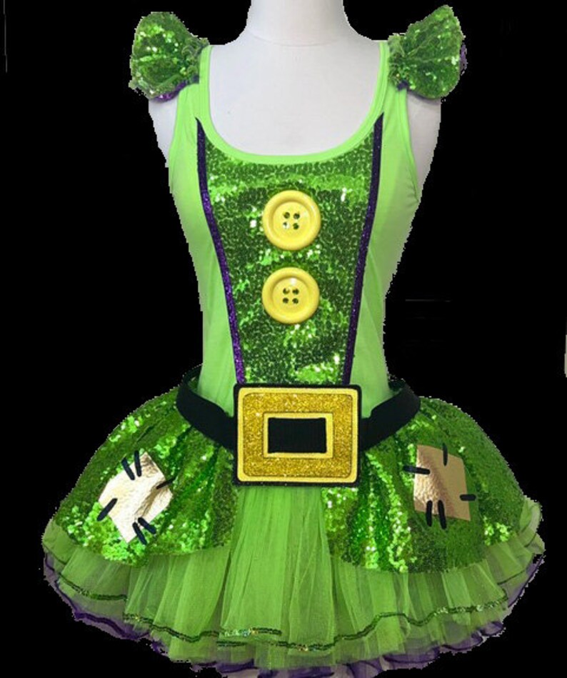 Silly Dwarf Top . Green Top . Up to Adult Plus Size . Running Shirt by The Tutu Factory USA ™Top bild 5