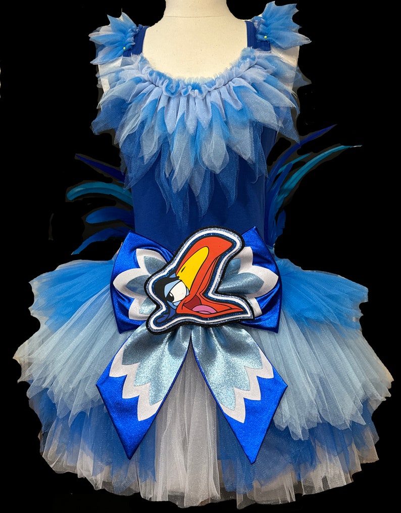 Hornbill Bird Tutu . Up to Adult Plus Sizes . Bird . Running Costume . Tail/Belt . Short Length up to 11in image 1