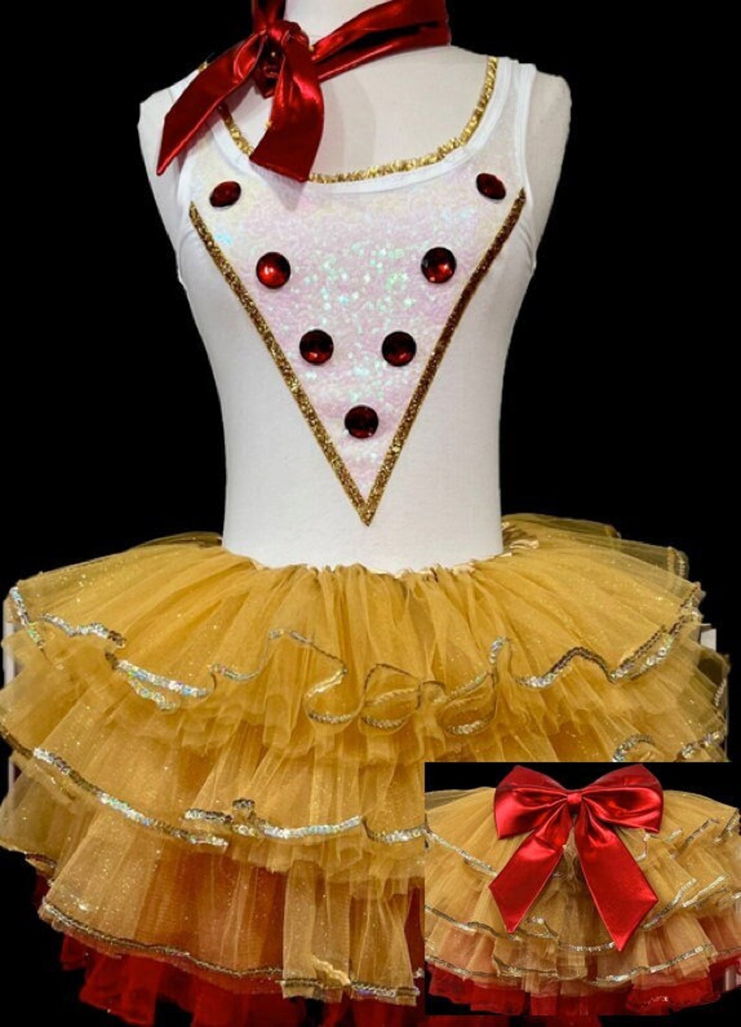 Be Our Guest Dancer Costume up to Adults Plus Size Running