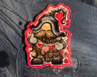 Five Pack of Thumbs Up Gnome Stickers