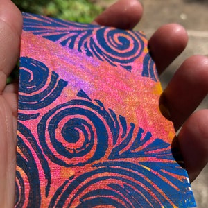 On Fire Color Changing ACEO