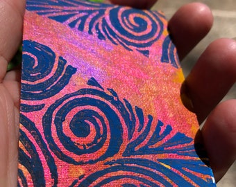 On Fire Color Changing ACEO