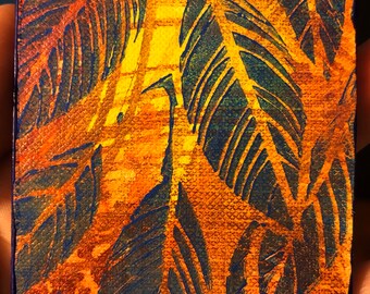 Shimmering Leaves ACEO Card