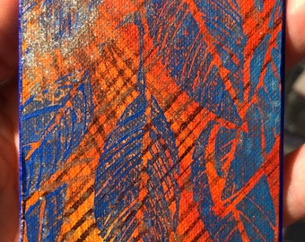 Shimmering Leaves ACEO Card