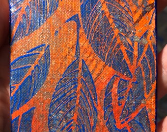 Shimmering Leaves ACEO Card