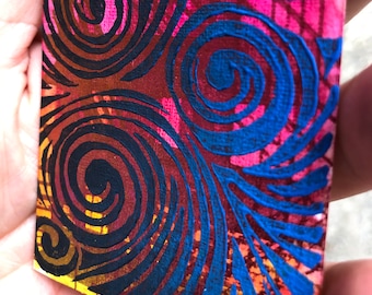 On Fire Color Changing ACEO