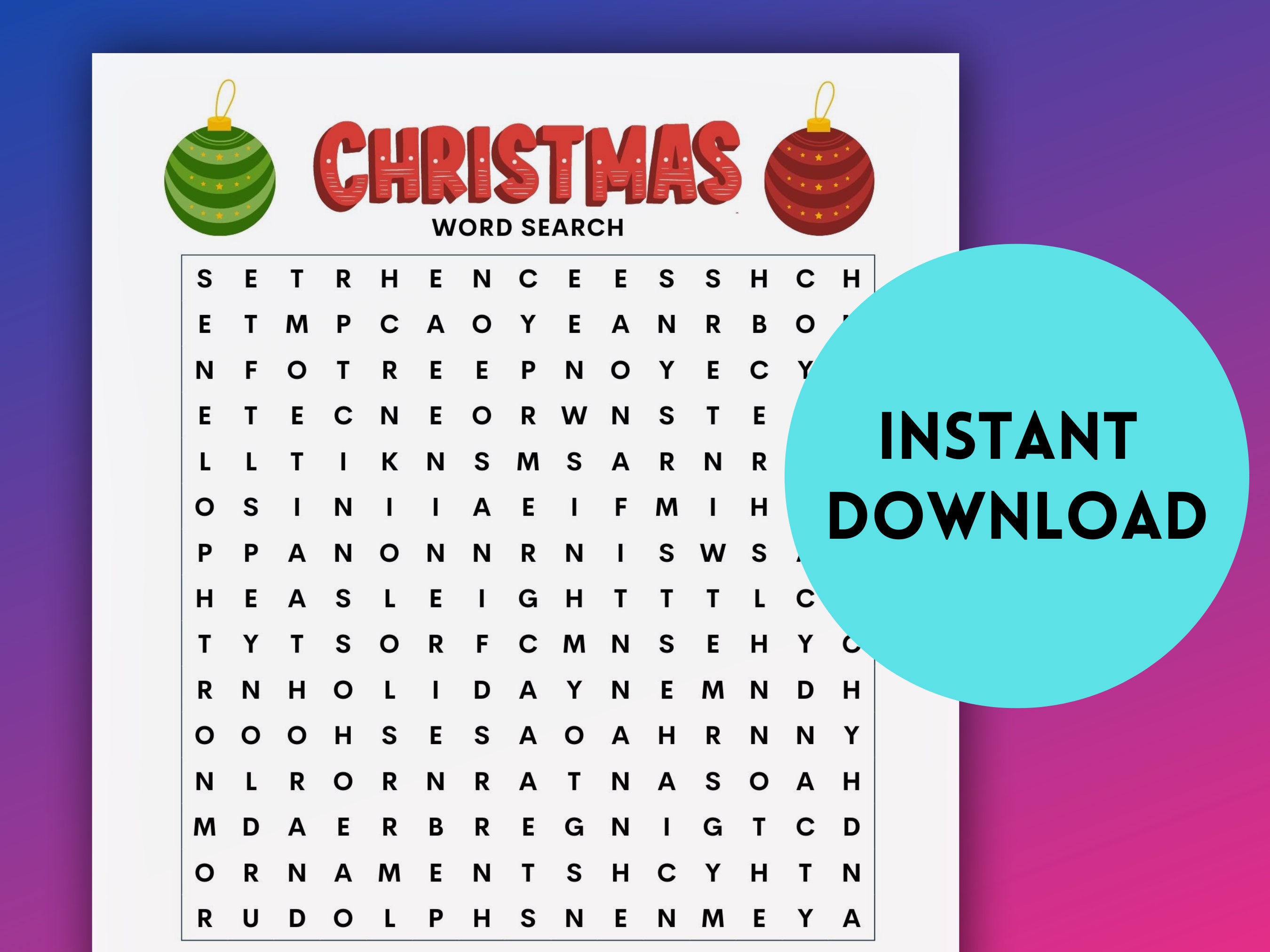 Large Print Word Searches For Senior Citizens