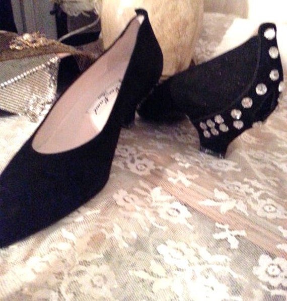 Gorgeous Vintage Ms Maud Paris Black Shoes - image 3