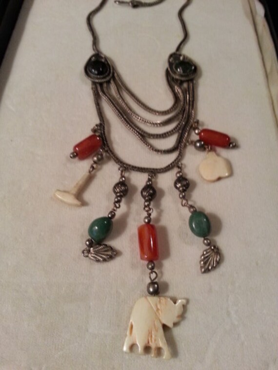 Vintage Signature Charm Necklace