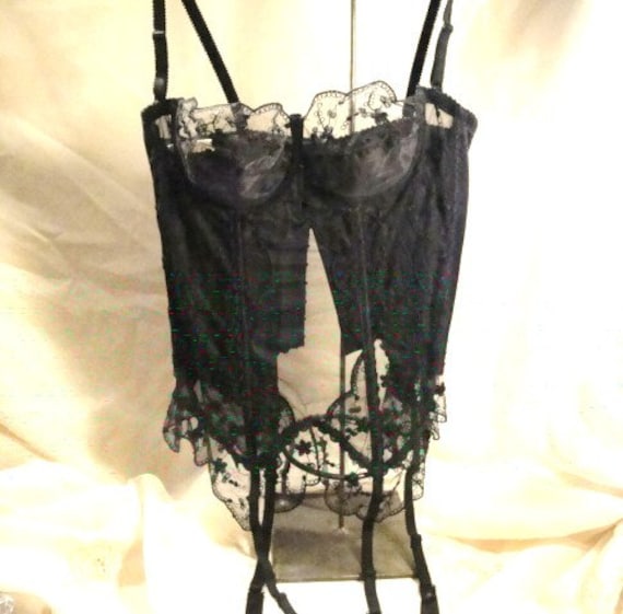 Black Lace Corset