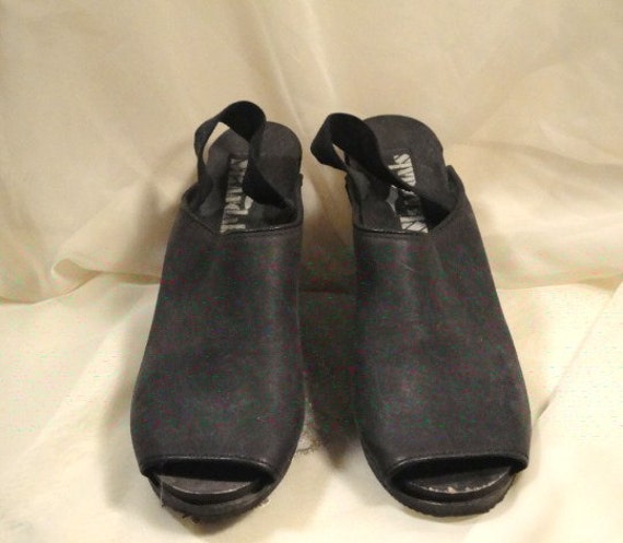 Vintage LA 80's Black Clogs - image 5