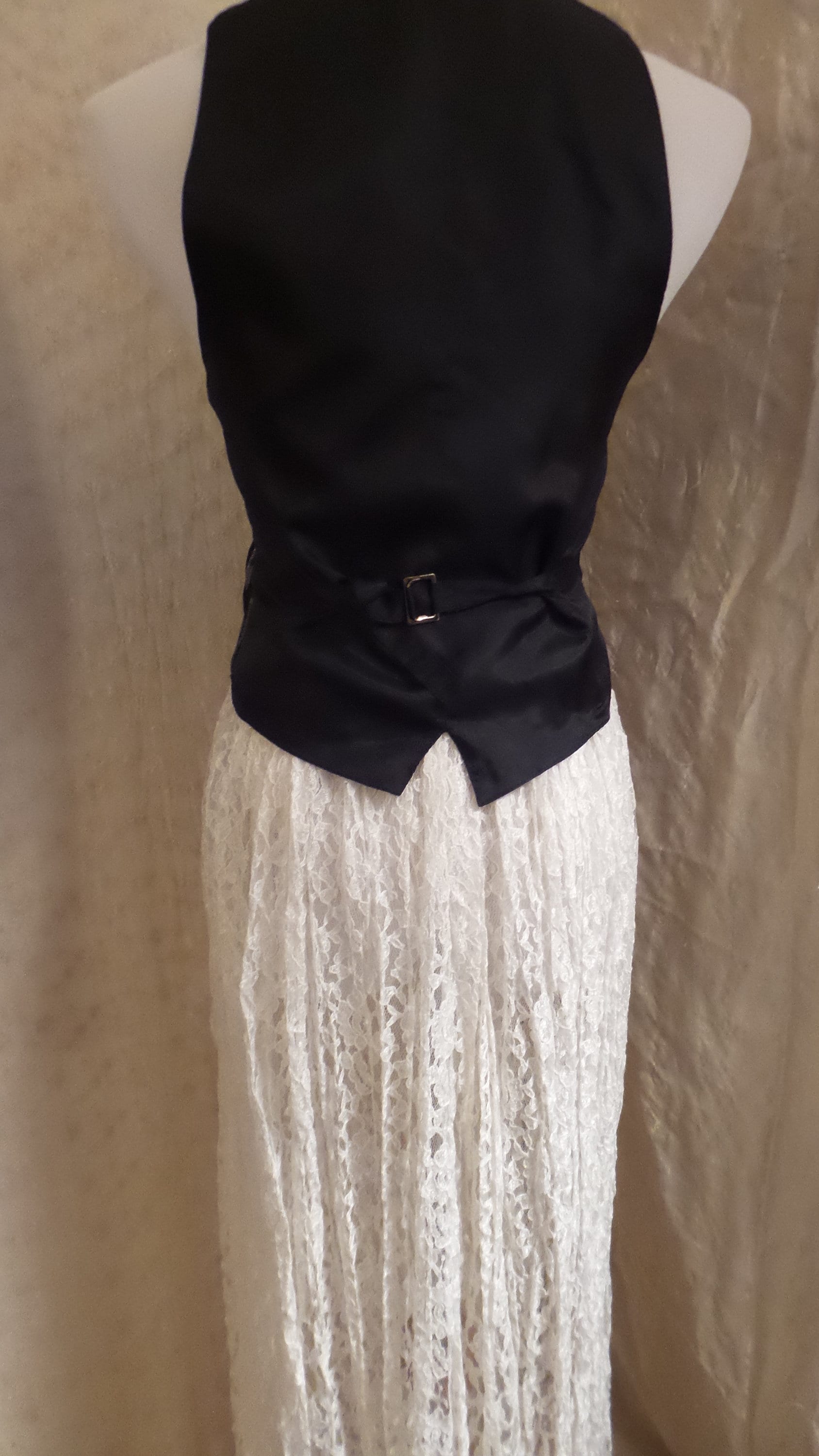 Full Length Cream Color Lace Skirt Etsy