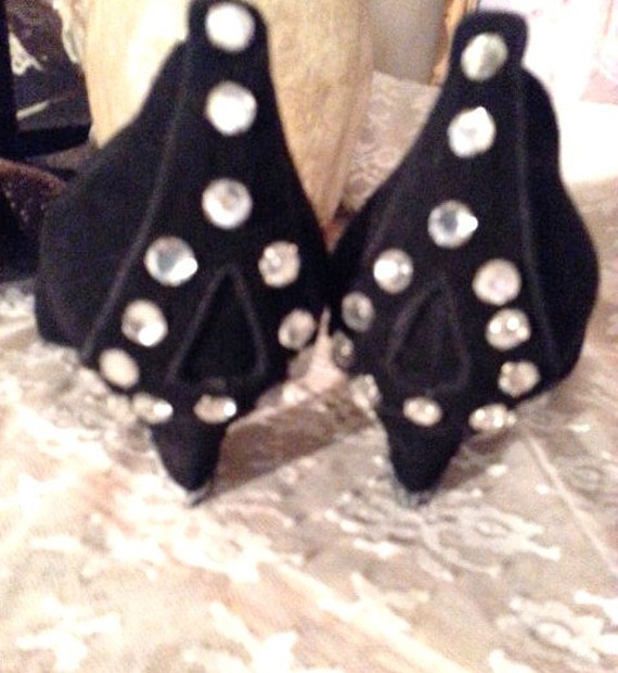 Gorgeous Vintage Ms Maud Paris Black Shoes - image 2