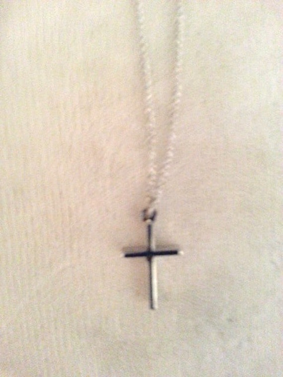 Sterling Silver Cross and Chain