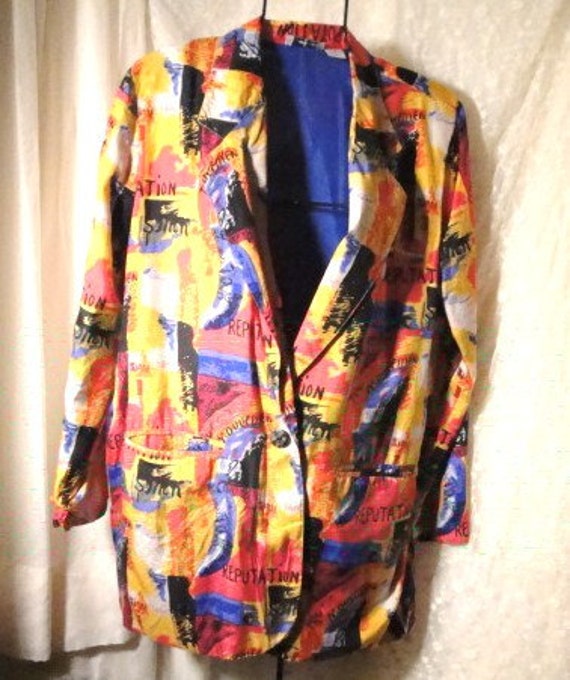 Multi Color Silk Jacket